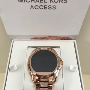 michael kors access bradshaw rose gold
